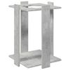 vidaXL Biljartkeu standaard Bewerkt hout 42 x 43 x 60 cm Betongrijs