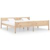 vidaXL Bedframe massief grenenhout 200x200 cm
