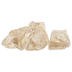 vidaXL Tuinstenen champagne 12 cm Glas