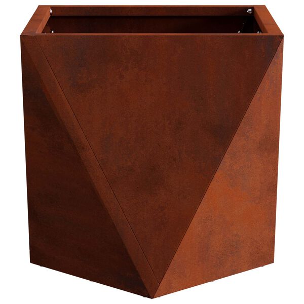 vidaXL Plantenbak 2 pcs Roestig 30 x 30 x 30 cm Cortenstaal