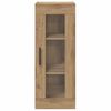 vidaXL Wandkast Artisan Eiken 34,5 x 34 x 90 cm