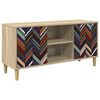 vidaXL Tv-meubel OMMEN 102 x 33 x 50 cm Sonoma Bewerkt hout