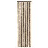 vidaXL Vliegengordijn 56x200 cm chenille donkerbruin en beige