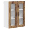 vidaXL Keukenkast met plank Oudhout 60 x 31 x 80 cm Bewerkt hout