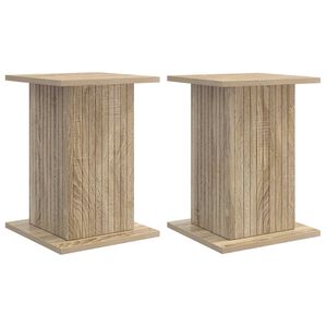 vidaXL Plantenstandaard 2 pcs Sonoma Eiken 30,5 x 30 x 43 cm