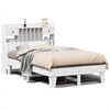 vidaXL Bedframe zonder matras massief grenenhout wit 135x190 cm