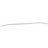vidaXL Zeildoekbevestiging voor aanhangwagens zilver 136-218 cm