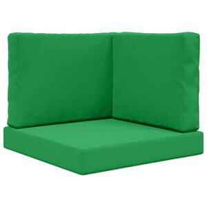 vidaXL Buiten bankkussen 3 pcs Groen Polyester