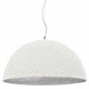 vidaXL Hanglamp E27 &Oslash;50 cm wit en zilver