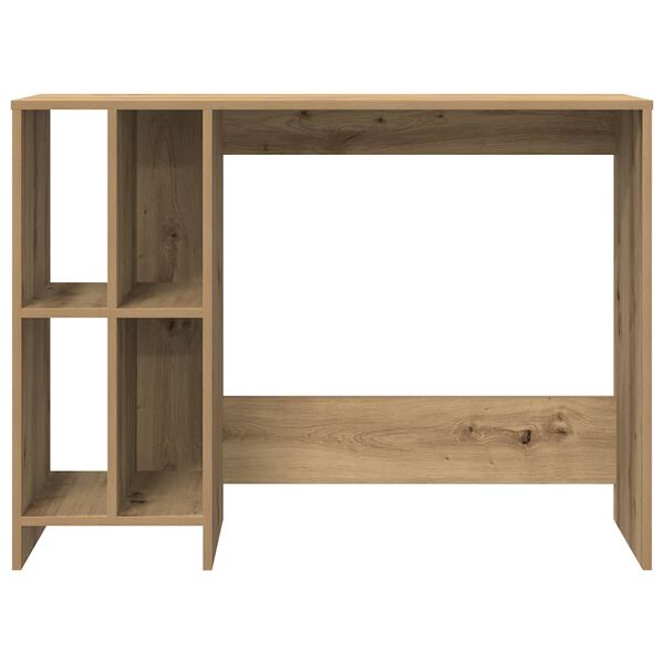 vidaXL Bureau 102,5x35x75 cm bewerkt hout artisanaal eikenkleur