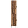 vidaXL Hoge kast 2 pcs Oud Hout Bewerkt hout