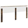 vidaXL Hoofdbord Gerookt eiken 200 cm Bewerkt hout