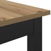 vidaXL Bank Ambachtelijk eiken 160 x 35 x 45 cm Bewerkt hout