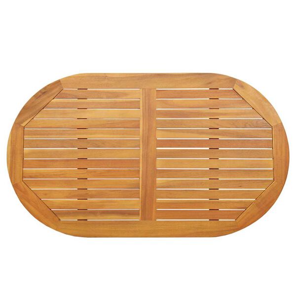 vidaXL Tafelblad Olie naturel 120 x 70 x 2 cm Massief Acaciahout