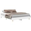 vidaXL Bedframe zonder matras 140x200 cm spaanplaat wit