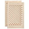 vidaXL Kastdeuren met latwerk 2 st 39,5x61,5 cm massief grenenhout