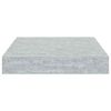 vidaXL Wandschappen 4 st zwevend 23x23,5x3,8 cm MDF betongrijs