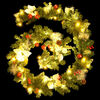 vidaXL Kerstslinger met LED-lampjes 2,7 m PVC groen