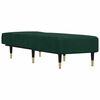 vidaXL Chaise longue fluweel donkergroen