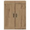 vidaXL Wandkast Artisan Eiken 69,5 x 34 x 90 cm Bewerkt hout