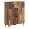 vidaXL Dressoir met lade Oud hout 66 x 34,5 x 90 cm Bewerkt hout