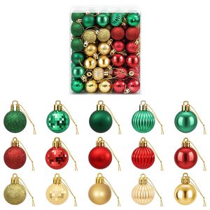 vidaXL Kerstballen set 150 st Rood, goud en groen 3 cm Polystyreen