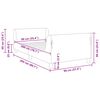 vidaXL Bedframe voor kinderen met hoofdbord Zwart 90 x 200 cm Fluweel