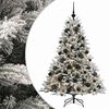 vidaXL Kunstkerstboom met kerstbal 120 cm 150 LED's Warmwit