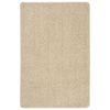 vidaXL Vloerkleed shaggy anti-slip 200x290 cm crèmekleurig