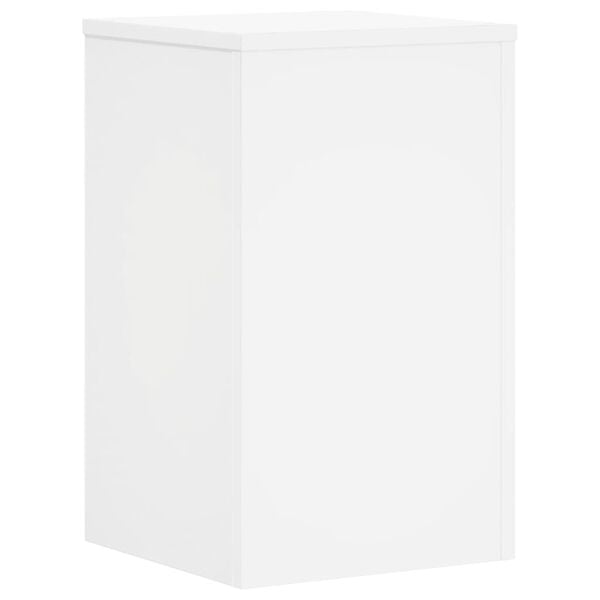 vidaXL Plantenstandaards 2 st 30x30x50 cm bewerkt hout wit