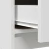 vidaXL Dressoir met lades 71x35x84 cm spaanplaat wit
