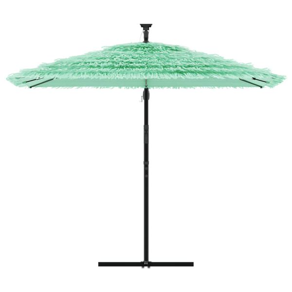 vidaXL Parasol met stalen paal 269x269x235 cm groen