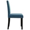 vidaXL Eetkamerstoelen 2 st fluweel blauw