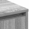 vidaXL LED Sideboard Grijs Sonoma 90 x 32 x 75 cm Bewerkt hout