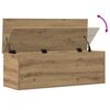 vidaXL Opslagdoos Artisan Eiken 102 x 35 x 35 cm Bewerkt hout