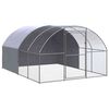 vidaXL Kippenren 3x4x2 m gegalvaniseerd staal