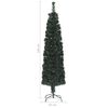 vidaXL Kunstkerstboom met standaard smal 150 cm glasvezel