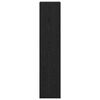 vidaXL Kamerscherm Boekenkast Zwart Eiken 131,5 x 29 x 131,5 cm