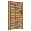 vidaXL Poort 100x175 cm vierkant cortenstaal