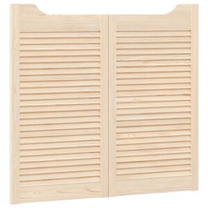 vidaXL Schuifdeuren 2 st 90 x 50 cm Massief grenenhout Naturel