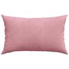 vidaXL Sofa Kussens 2 pcs Roze 50 x 30 cm Katoen Stof