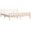 vidaXL Bedframe zonder matras massief hout 160x200 cm