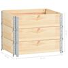 vidaXL Palletopzetranden 3 st 60x80 cm massief grenenhout