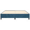 vidaXL Boxspring bed 200x200 cm fluweel donkerblauw