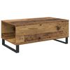 vidaXL Salontafel met lade Oud Hout 90 x 50 x 36,5 cm Bewerkt hout