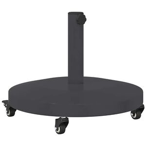 vidaXL Parasolvoet Donkergrijs 48 x 48 x 32 cm