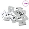 vidaXL Spiegel Bevestigingsbeugel 340 Nikkel 35 x 30 x 8,3 mm Staal