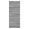 vidaXL Schoenenkast 63x24x147 cm bewerkt hout grijs sonoma
