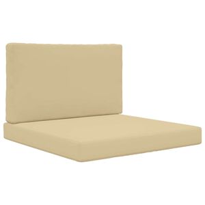 vidaXL Buiten bankkussen Polyester Beige 80 x 80 cm