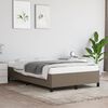 vidaXL Bedframe zonder matras 120x190 cm stof taupe